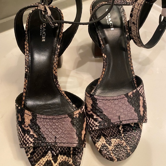 Coach lizard multi-colored sandals - Picture 2 of 6
